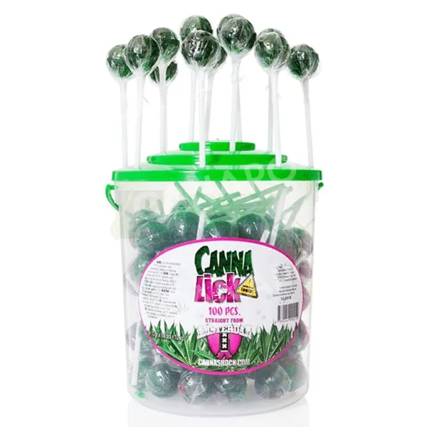 Cannalick Lollipop lecca lecca canapa 12 g gusto cannabis