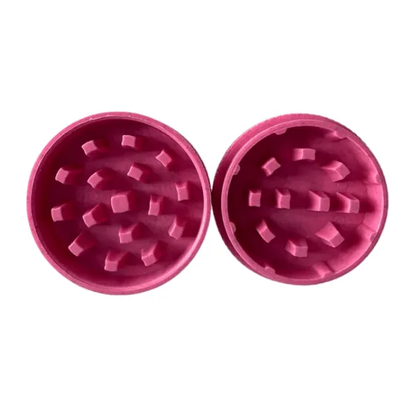 CBWEED grinder bioplastica canapa rosa 55 mm 2 parti