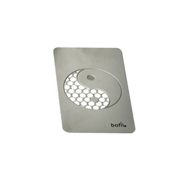 Bofil Grinder Card Grattugia Acciaio da Portafoglio