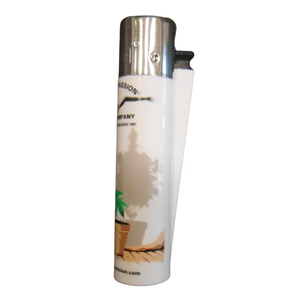 Dutch Passion Clipper accendino ricaricabile bianco