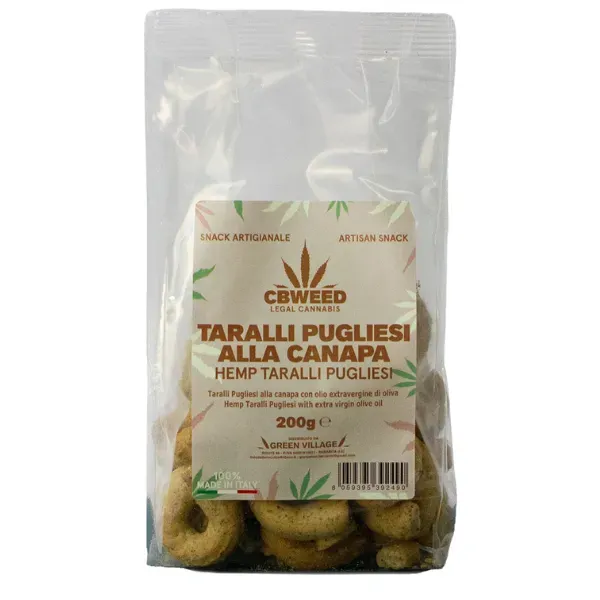 CBWeed Taralli alla canapa 200 g pugliesi