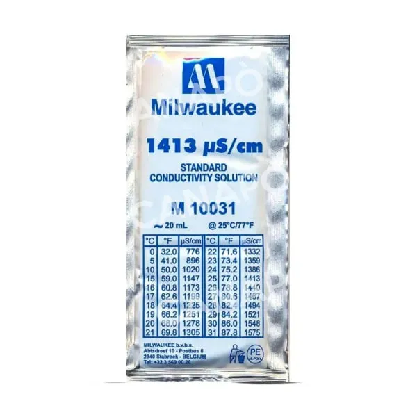 Milwaukee EC 1413 soluzione calibrazione conduttimetro 20ml