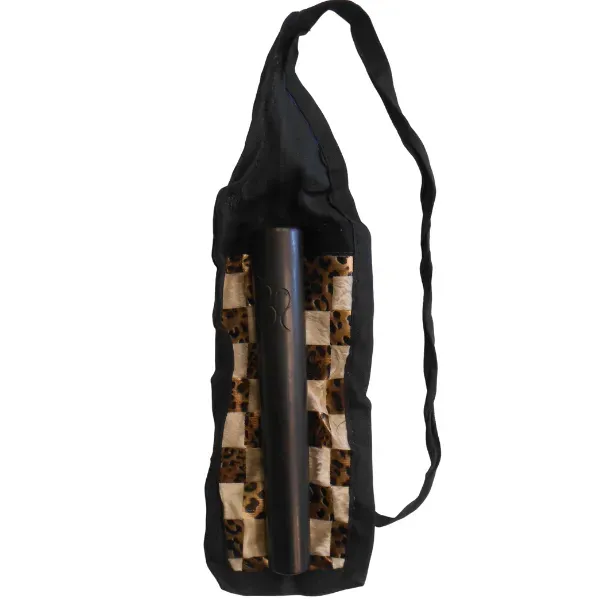 OM Leopard cilum terracotta nero 16 cm con astuccio