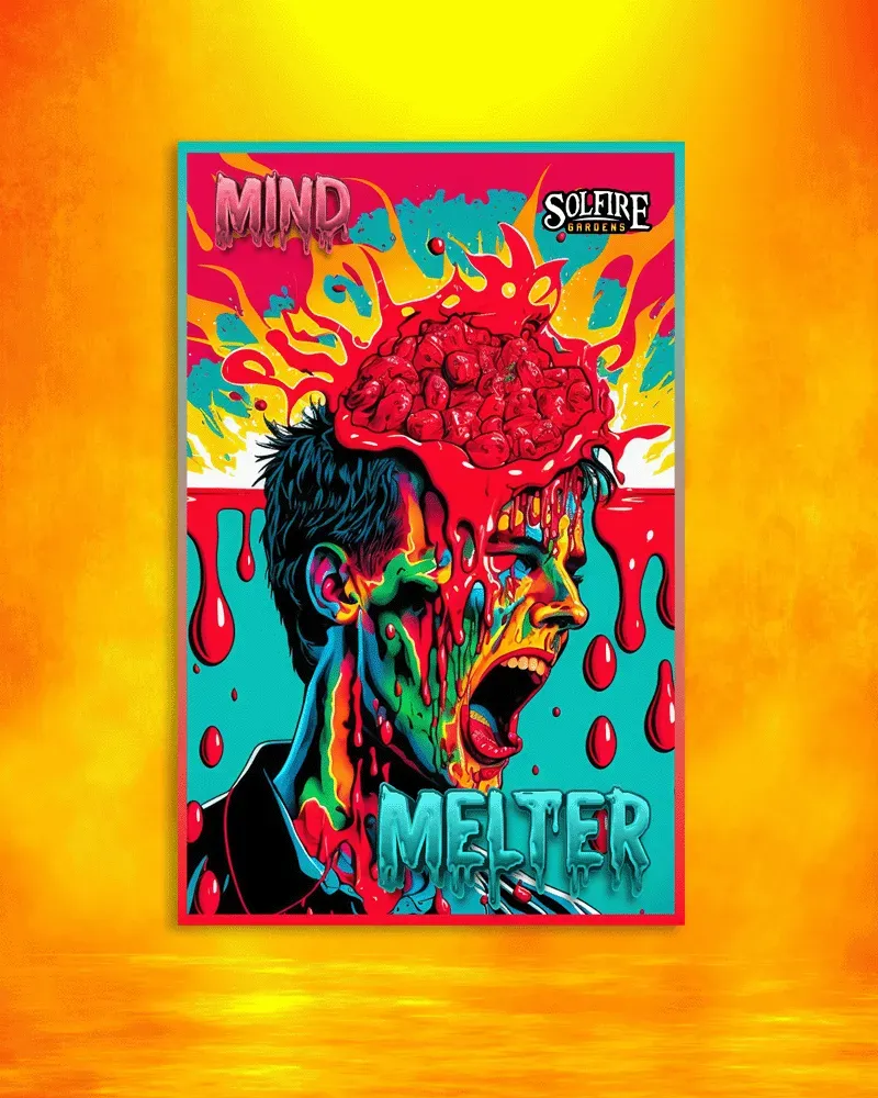 Solfire Gardens Mind Melter poster 11x17 Phoenix Forge con card