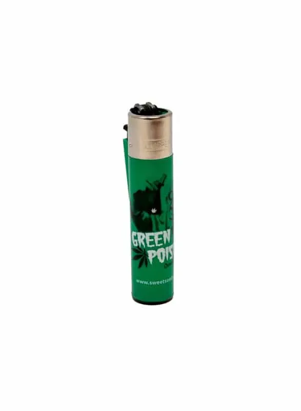 Clipper Sweet Seeds Green Poison accendino ricaricabile verde