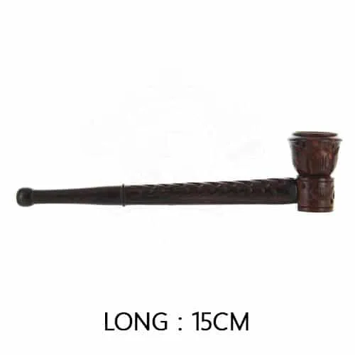 Pipa Banita SP-93 legno marrone 15 cm scolpita braciere staccabile