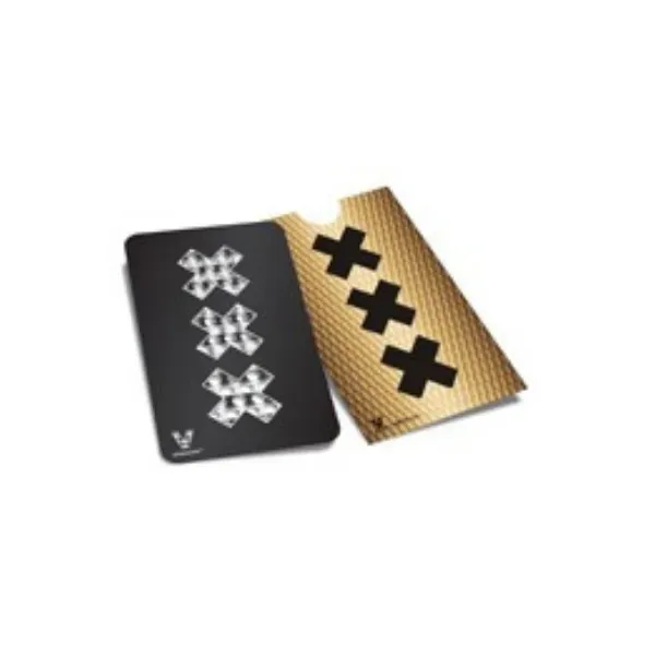 V Syndicate Amsterdam XXX Nera Grinder Card in Metallo