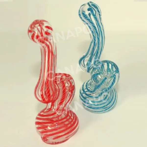 Cosa Nostra Mini Bubbler pipa spirale 11 cm vetro borosilicato