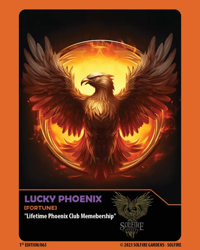 Solfire Gardens Phoenix Club membership lifetime trasferibile
