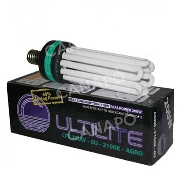 Cultilite CFL Black Series 200W Agro lampada 2100K E40