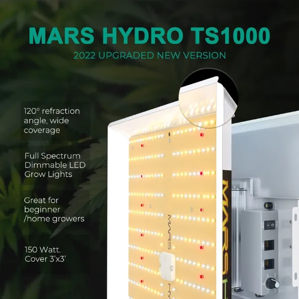 Mars Hydro TS 1000 lampada LED grow 150W full spectrum