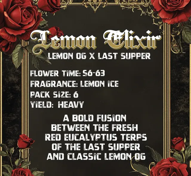 Solfire Gardens Last Supper Lemon Elixir semi 6 semi limone