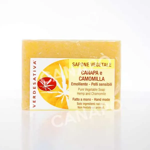 Verdesativa Canapa Camomilla sapone pelli sensibili