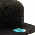 Paradise Seeds Blackout Snapback Cappello in Canapa