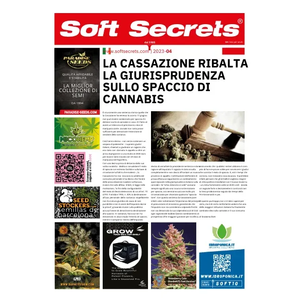 Soft Secrets n 4 2023 rivista cannabis