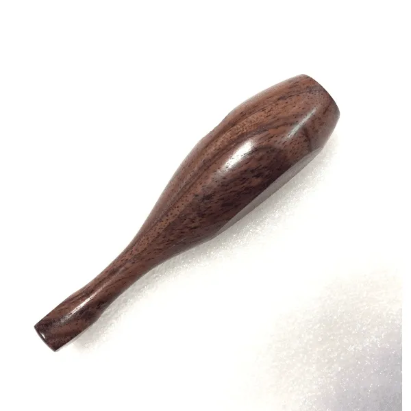 Pipa indiana Mini pipa in legno intagliata 8cm tascabile