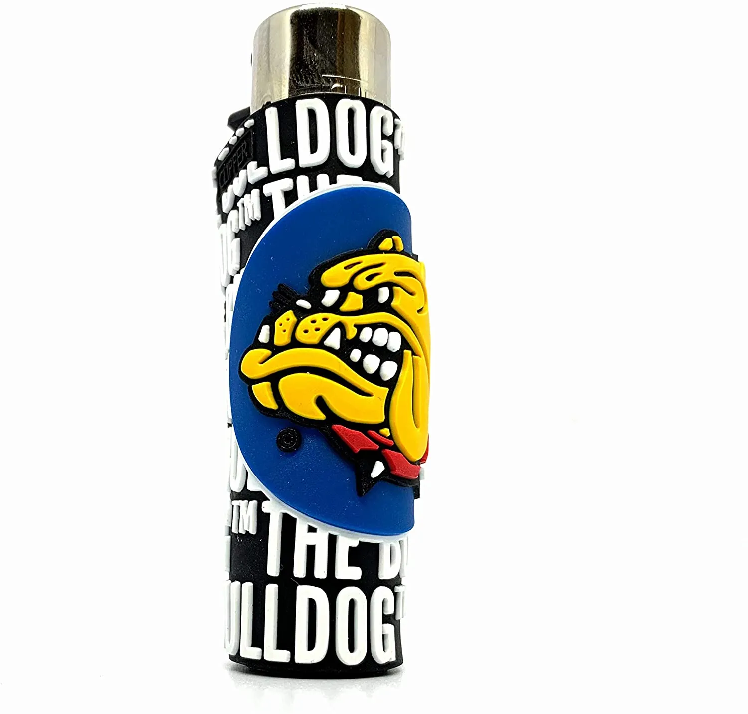 Clipper Large The Bulldog accendino cover gomma 1 pz