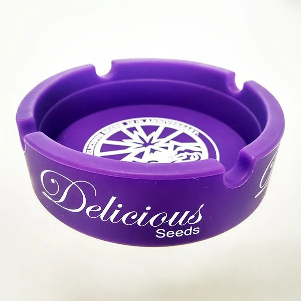 Delicious Seeds posacenere silicone viola 90mm lavabile