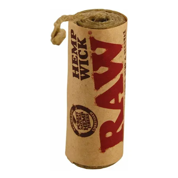 Raw Hemp Wick stoppino canapa 6 m naturale