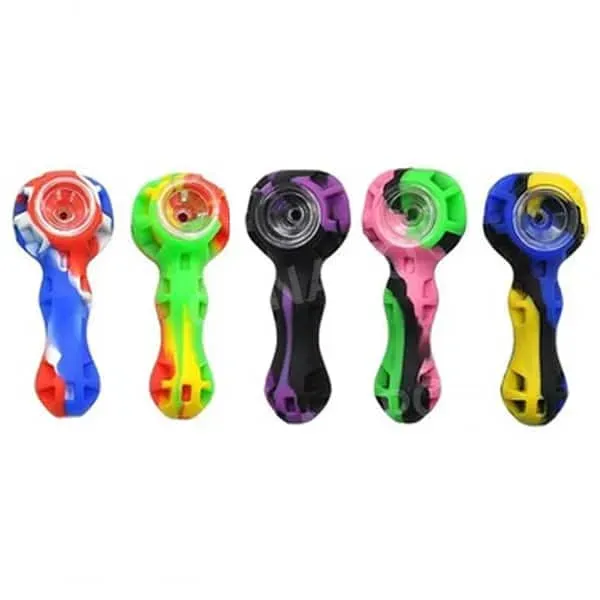 Pipa silicone cucchiaio 10,5cm ciotola vetro