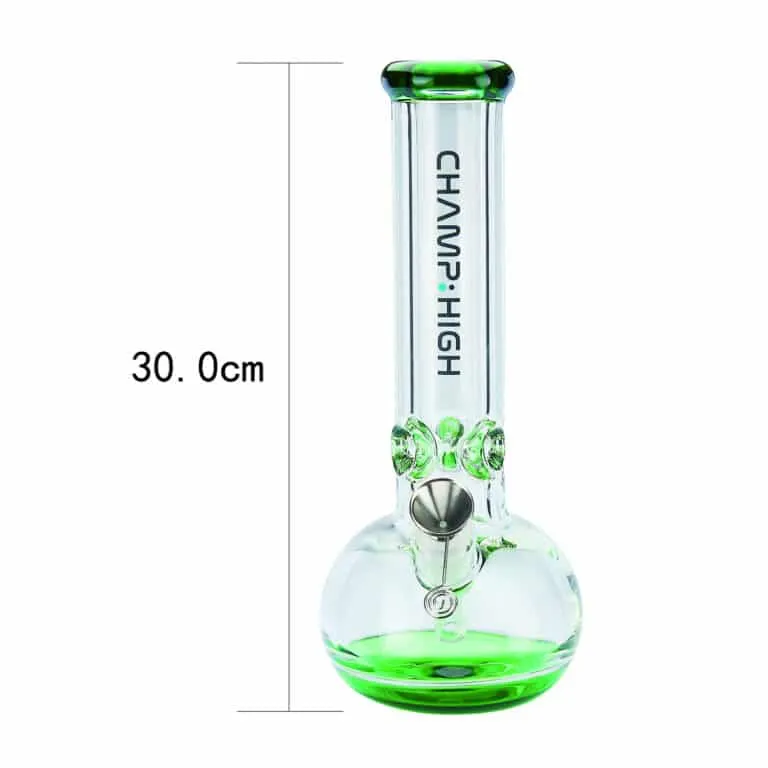 Champ High bong in vetro 30cm verde 7mm
