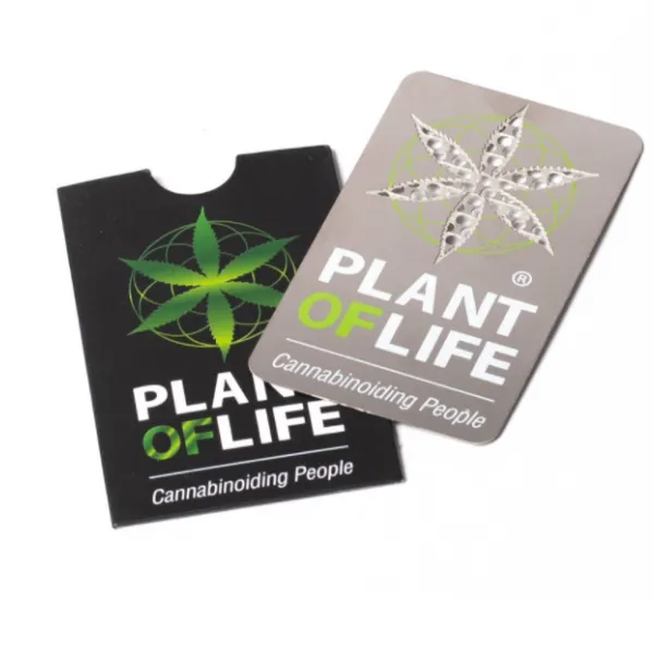 V Syndicate PlantofLife grinder card metallo con custodia