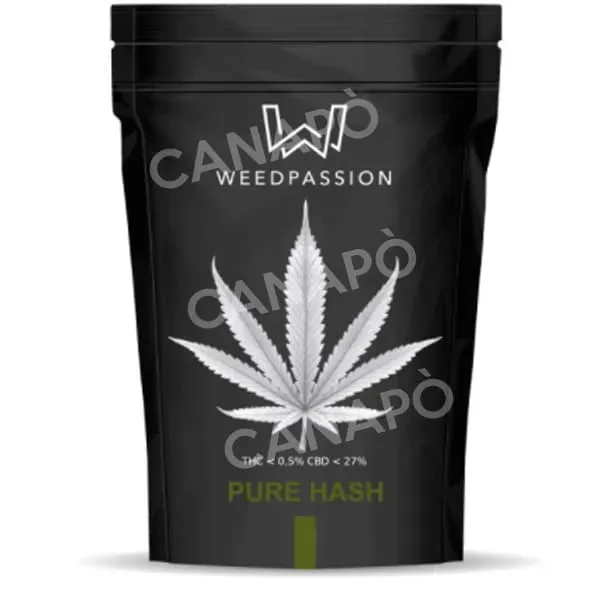 Weedpassion Pure Hash hash legale CBD 27% 1g