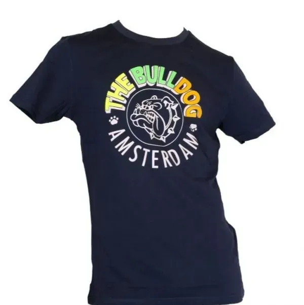 The Bulldog Amsterdam T Shirt maglietta uomo M navy cotone