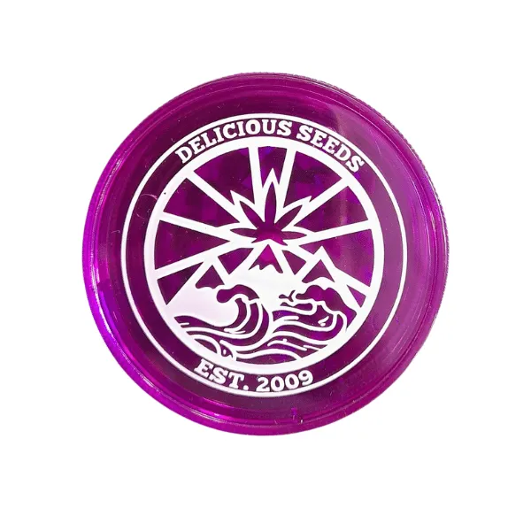 Delicious Seeds grinder plastica 2 parti 50mm viola