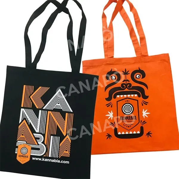 Kannabia Shopper tela 38x41 cm fantasie assortite