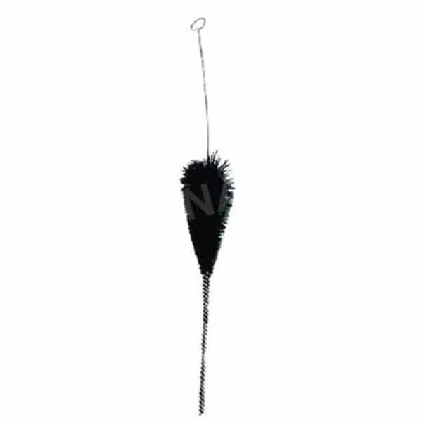 Scovolino bong conico 33cm spazzola pulizia pipe nero
