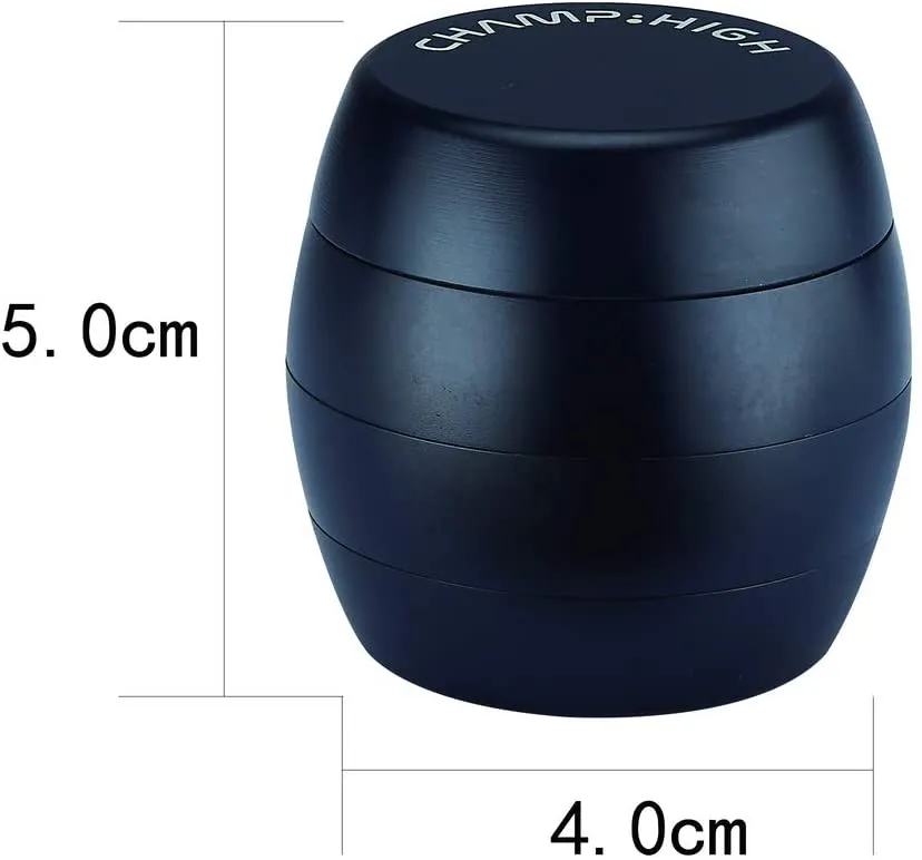 Champ High grinder metallo 40mm nero 4 parti
