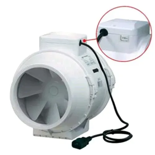 Vents TTRV 100 aspiratore elicoidale 145-187 m3/h cablato