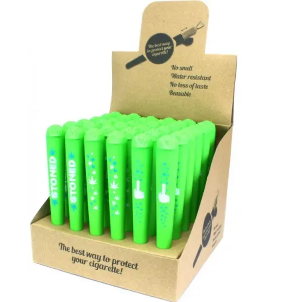 Amsterdam porta joint custodia plastica verde 12 cm