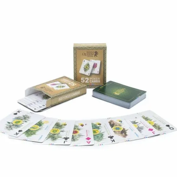 Royal Queen Seeds ECO Poker carte da gioco cannabis