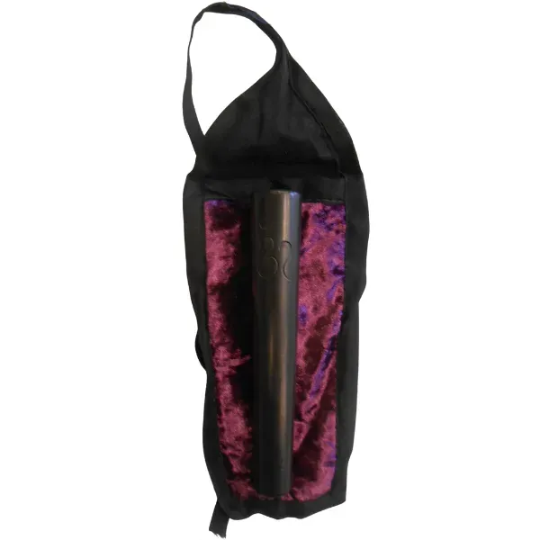 OM Cilum terracotta nero 16cm astuccio viola