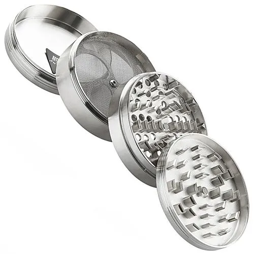Champ High XXL grinder metallo 10cm 4 parti argento