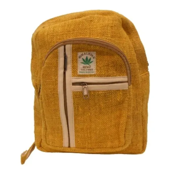 Himalayan HB83-G zainetto in canapa giallo piccolo 30 cm