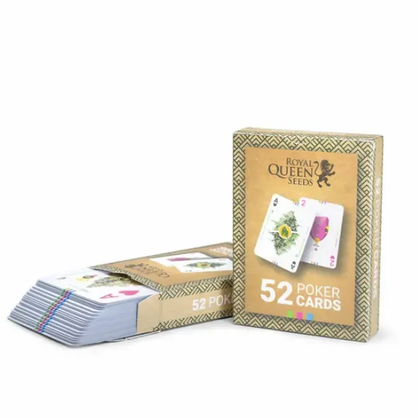 Royal Queen Seeds ECO Poker carte da gioco cannabis