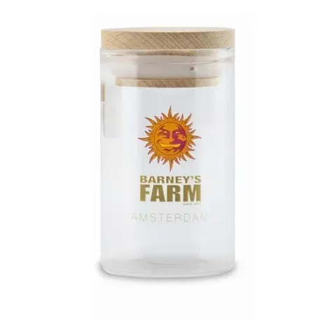 Barney's Farm Glass Jar Large barattolo vetro tappo legno