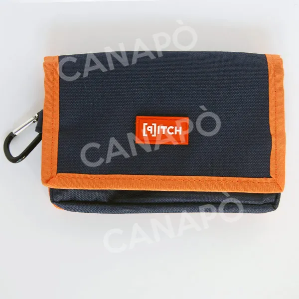 Pinch portatabacco tessuto canvas astuccio zip