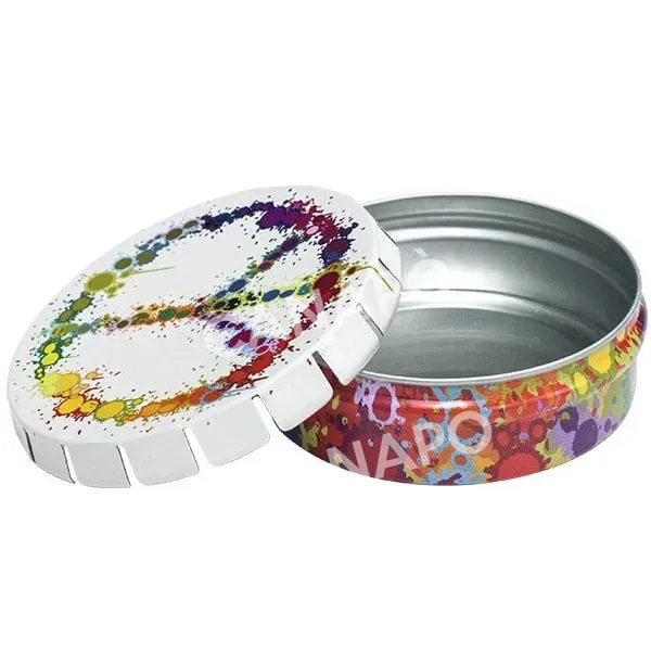 Budbomb Peace Colorful scatolina clic clac 55 mm
