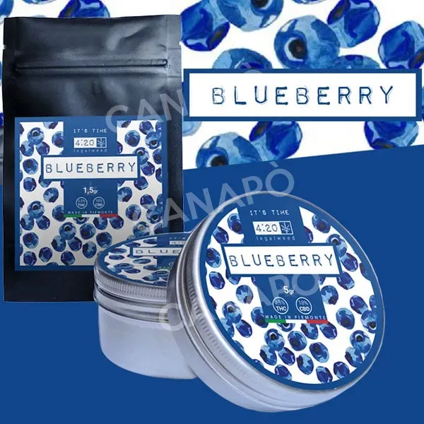 Canapo Blueberry CBD cannabis light 3g CBD 18%