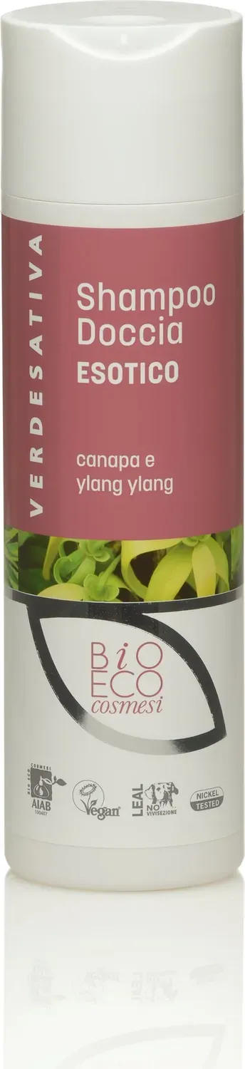 Verdesativa shampoo doccia canapa ylang 200 ml