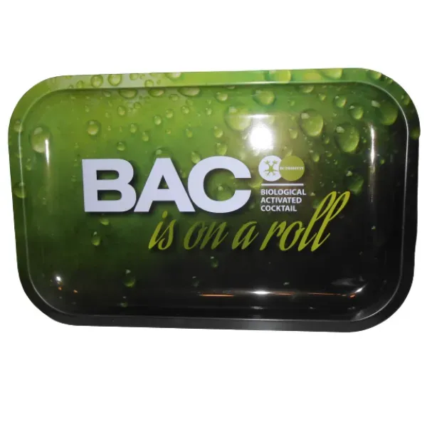 BAC Rolling Tray vassoio in metallo 27,5x17,5 cm