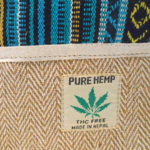 Pure Hemp HB83-A zaino in canapa beige etnico piccolo