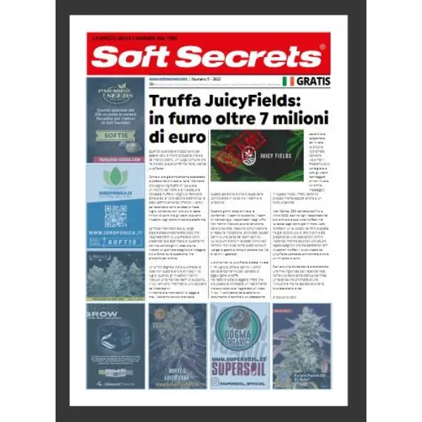 Soft Secrets n.5 2022 rivista coltivazione indoor outdoor