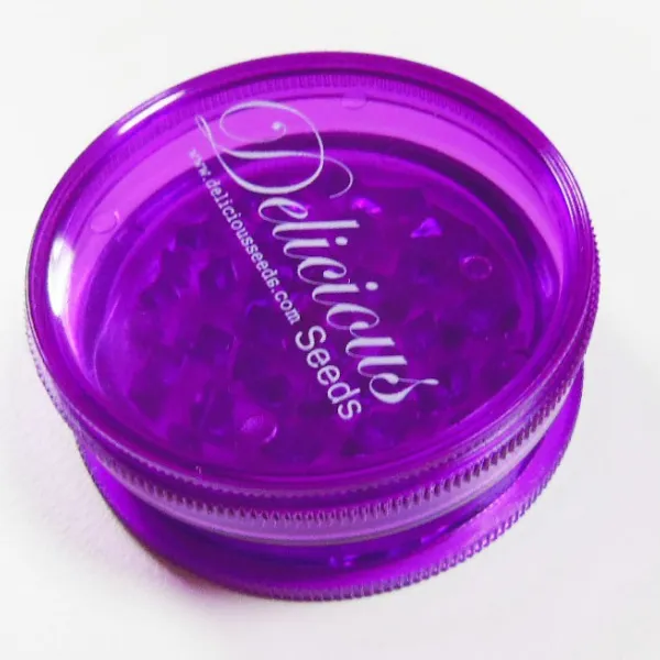 Delicious Seeds grinder plastica 2 parti 50mm viola