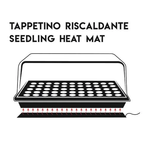 Airontek Small tappetino riscaldante 25x50 cm 21W