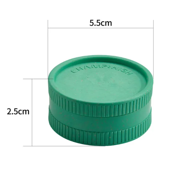 Canapo Champ High grinder canapa 2 parti 55 mm ecologico